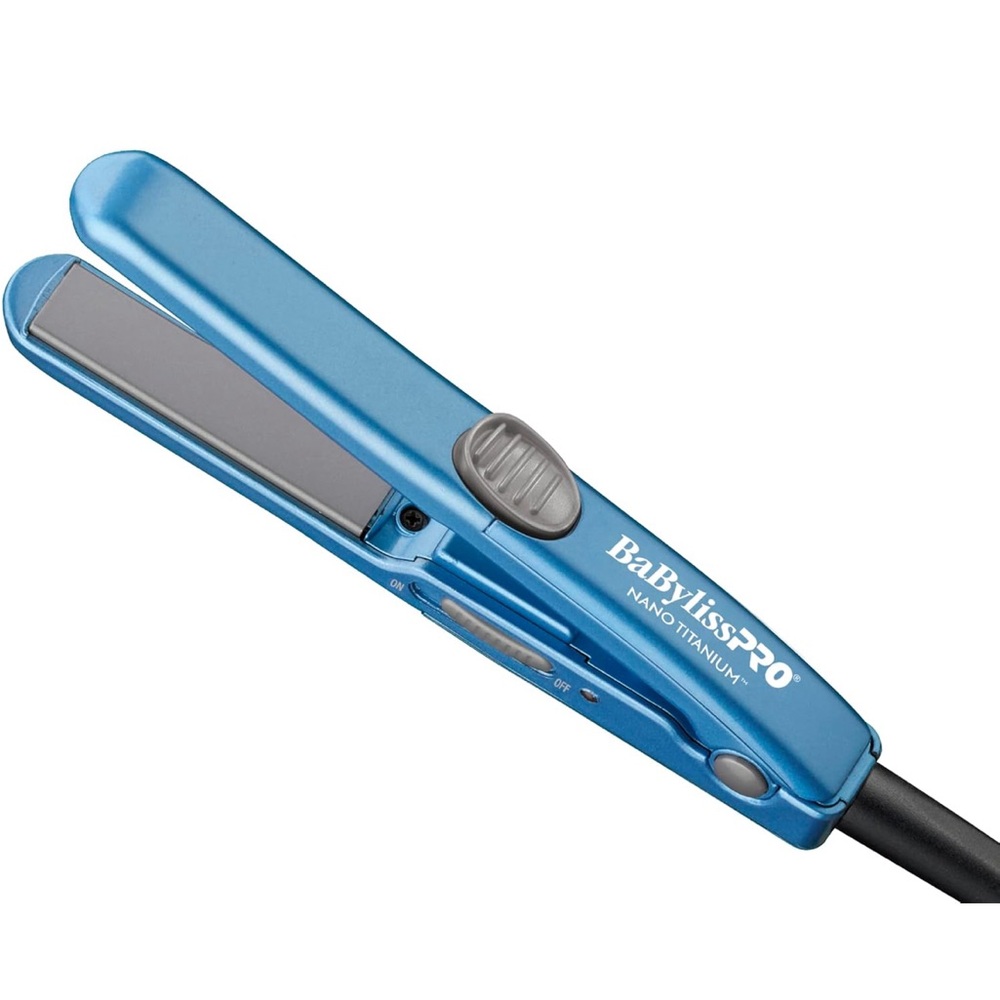 New ! BaByliss Pro Nano Titanium Blue Hair Straightener